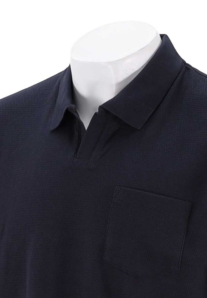 Vince S/S Johnny Collar, Coastal Blue