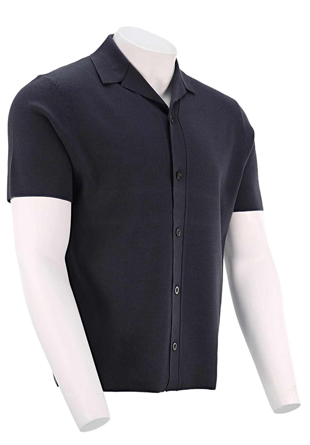 Vince S/S Milano Shirt Charcoal