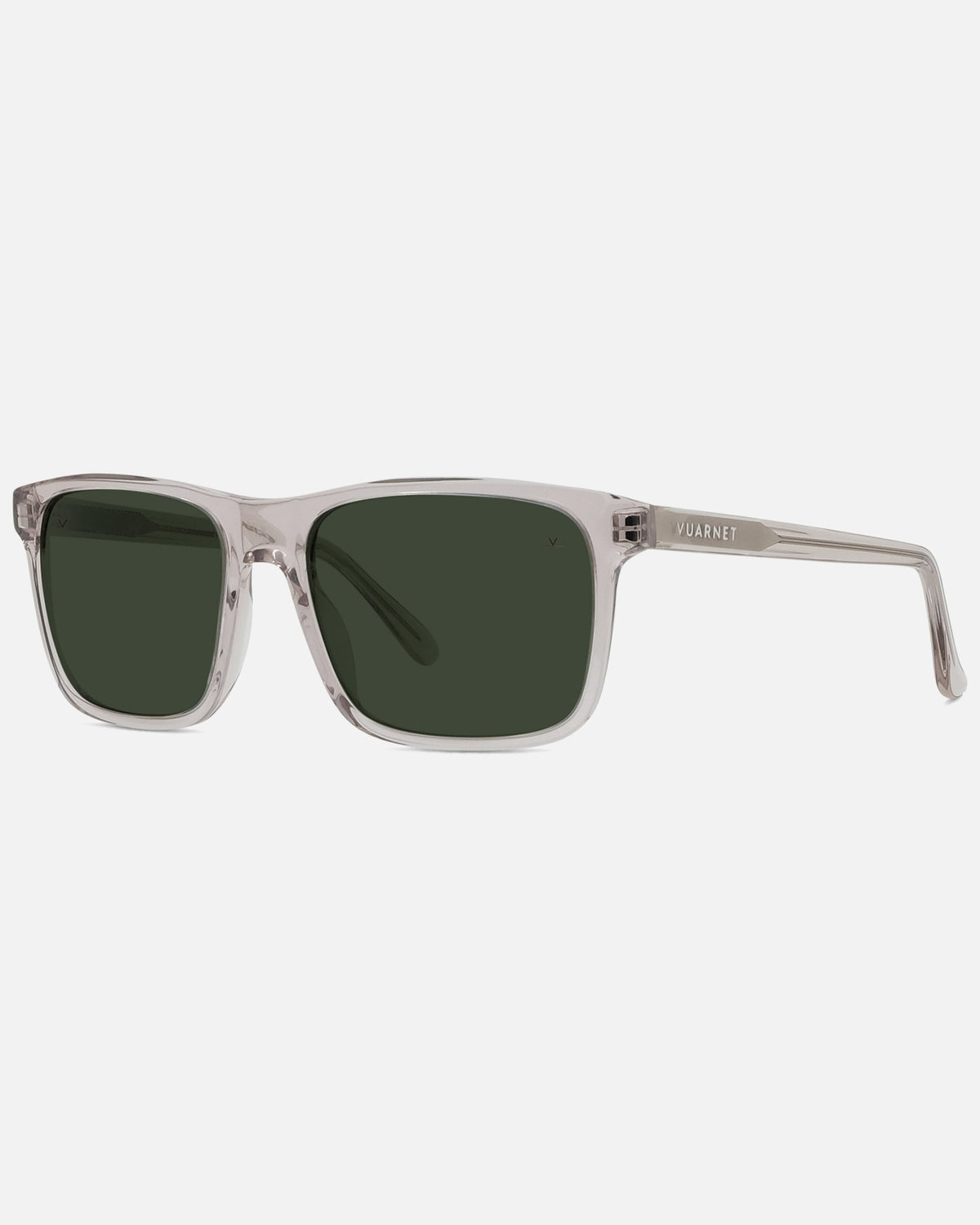 Vuarnet Belvedere 01 Sunglasses - Shiny Transparent Sand / Pure Grey – view 3