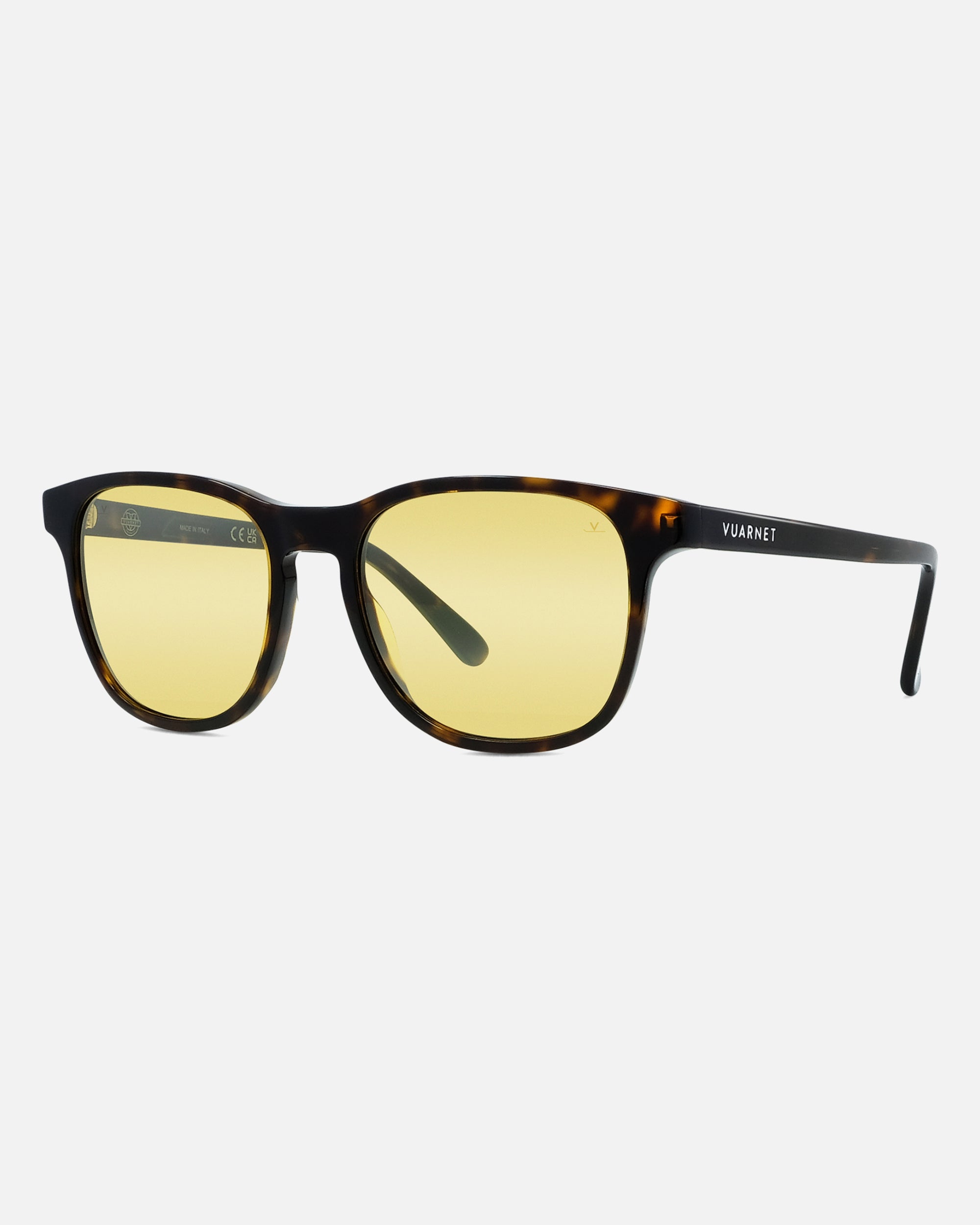 Vuarnet Belvedere 03 Sunglasses - Dark Havana / Photochromic Yellow Lynx – view 3