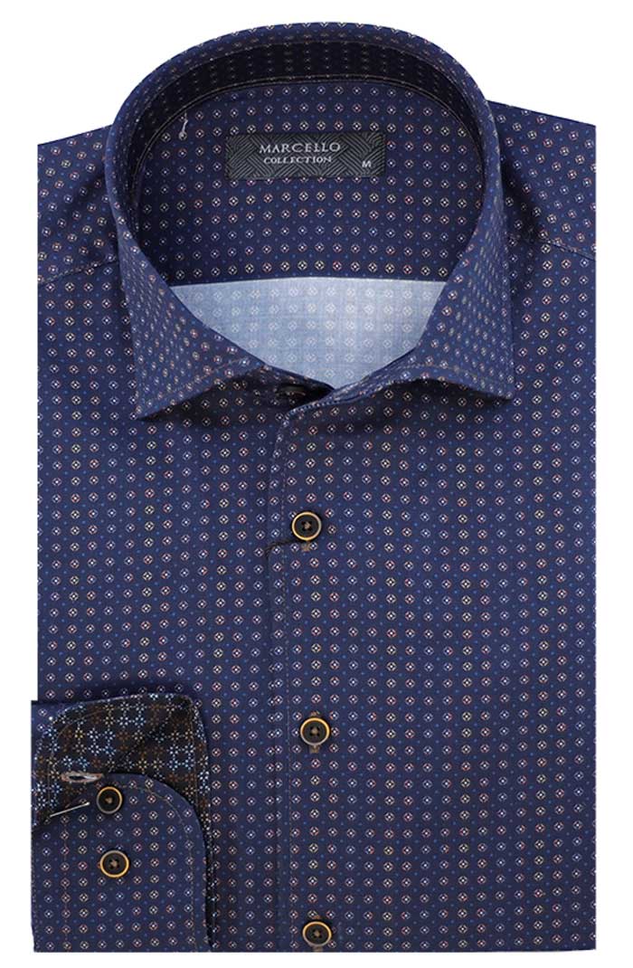 Marcello Fusion Array Long Sleeve Shirt