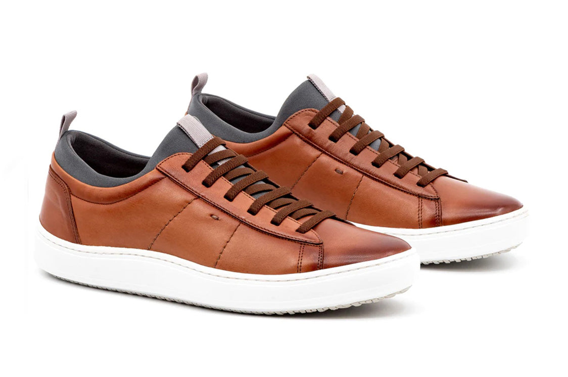 Cameron Sheep Skin Sneakers Whiskey