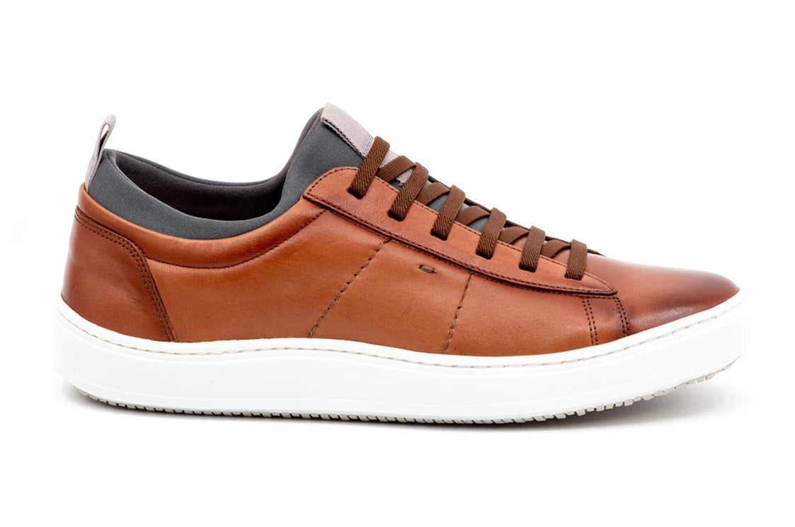 Cameron Sheep Skin Sneakers Whiskey