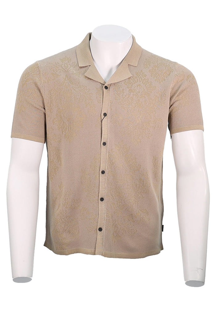 John Varvatos S/S Shirt, Almond