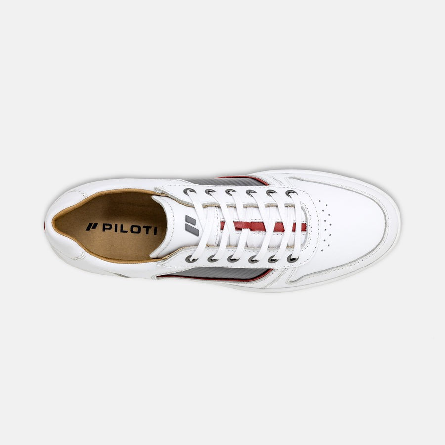 Piloti Compass Sneaker, White