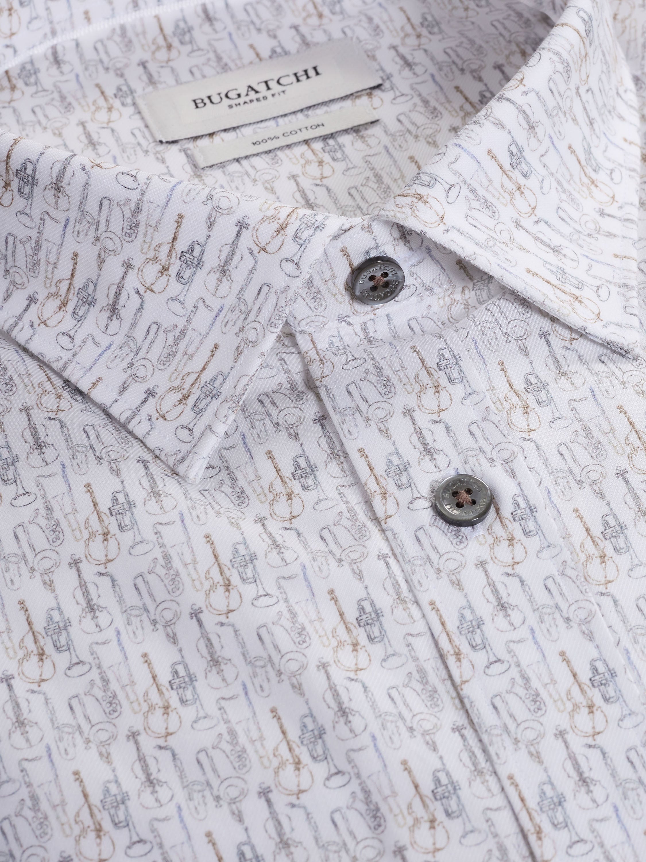 Bugatchi L/S Julian Woven Shaped