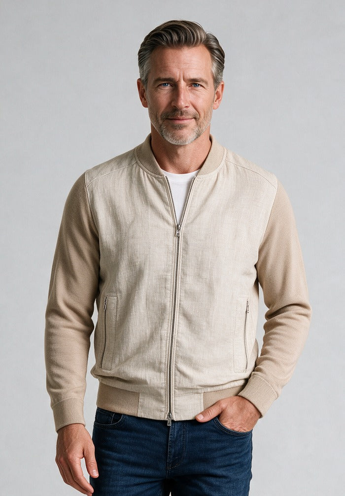 Paul & Shark Full Zip Sweater — model detail