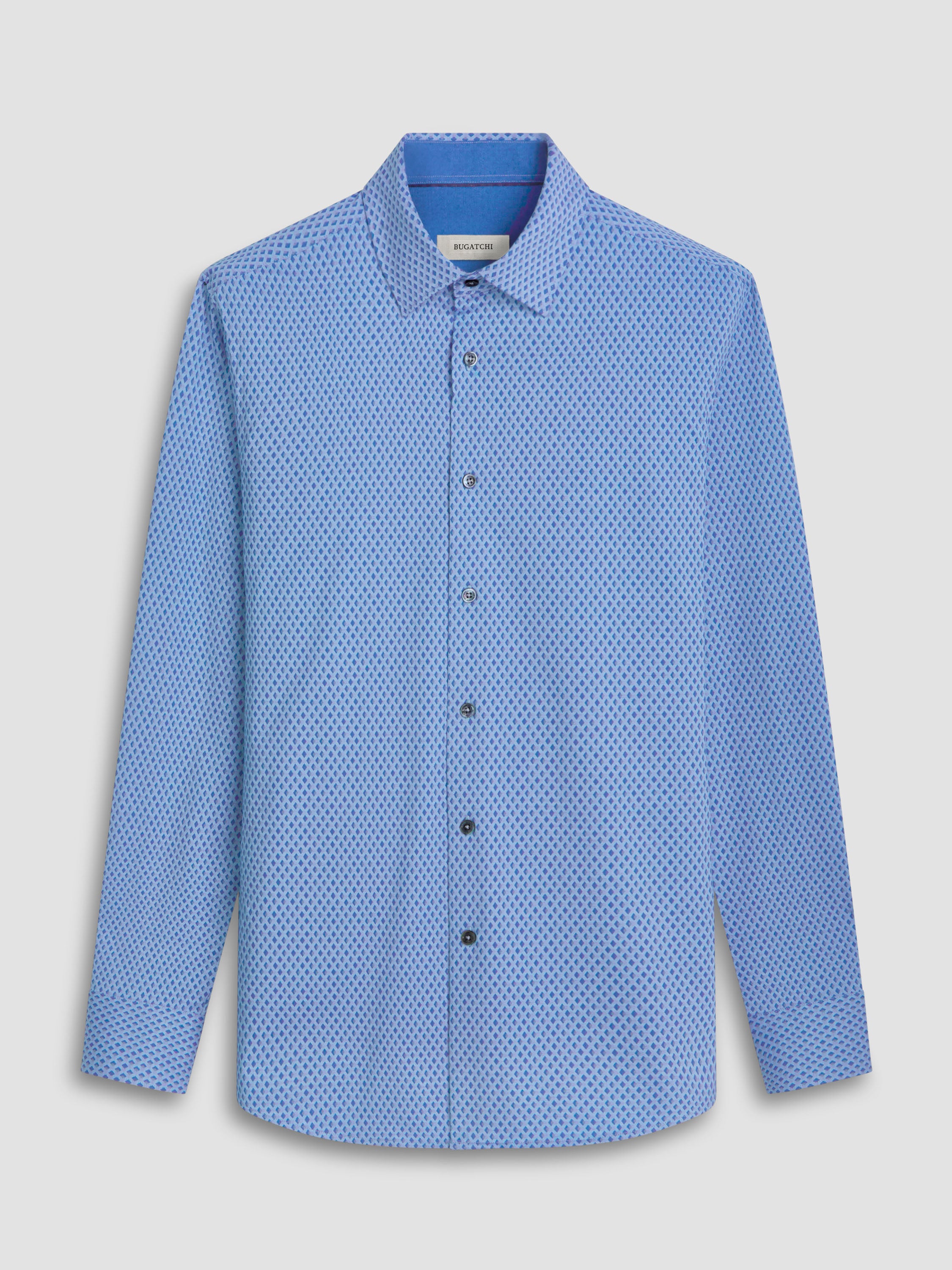 Jimmy Double Sided Geometric/Solid OoohCotton Shirt