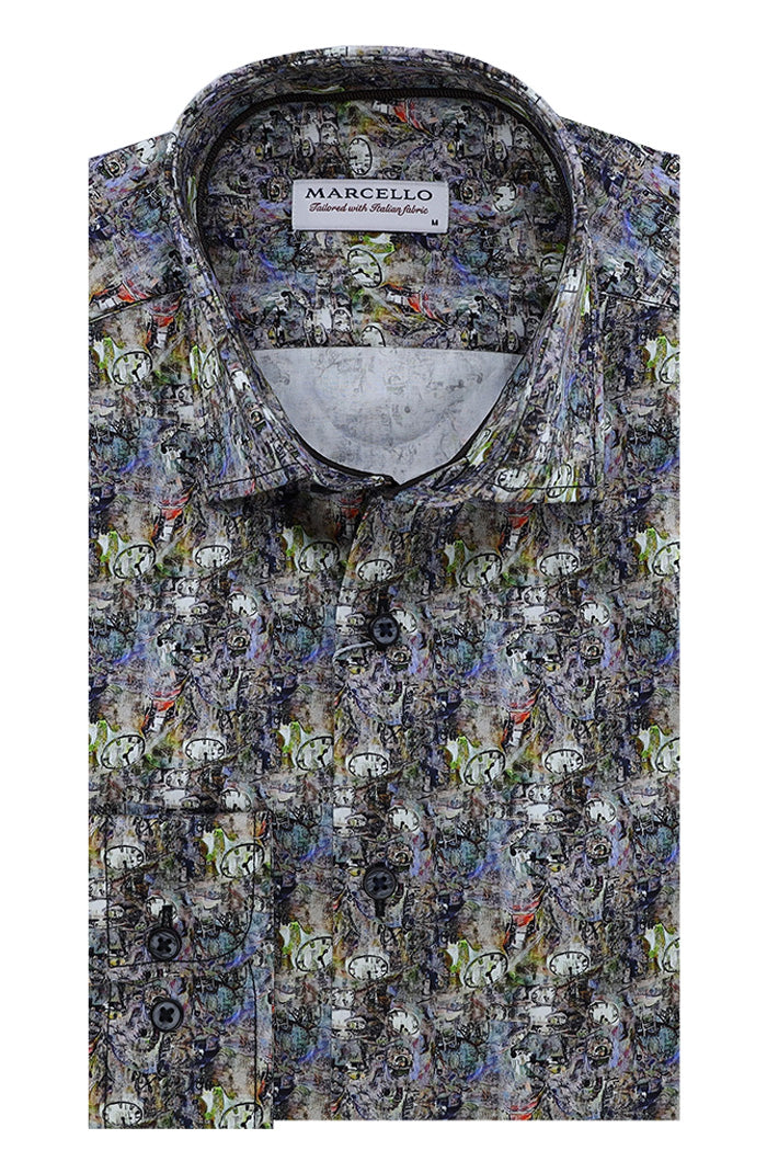 Dali Clock Sport Shirt