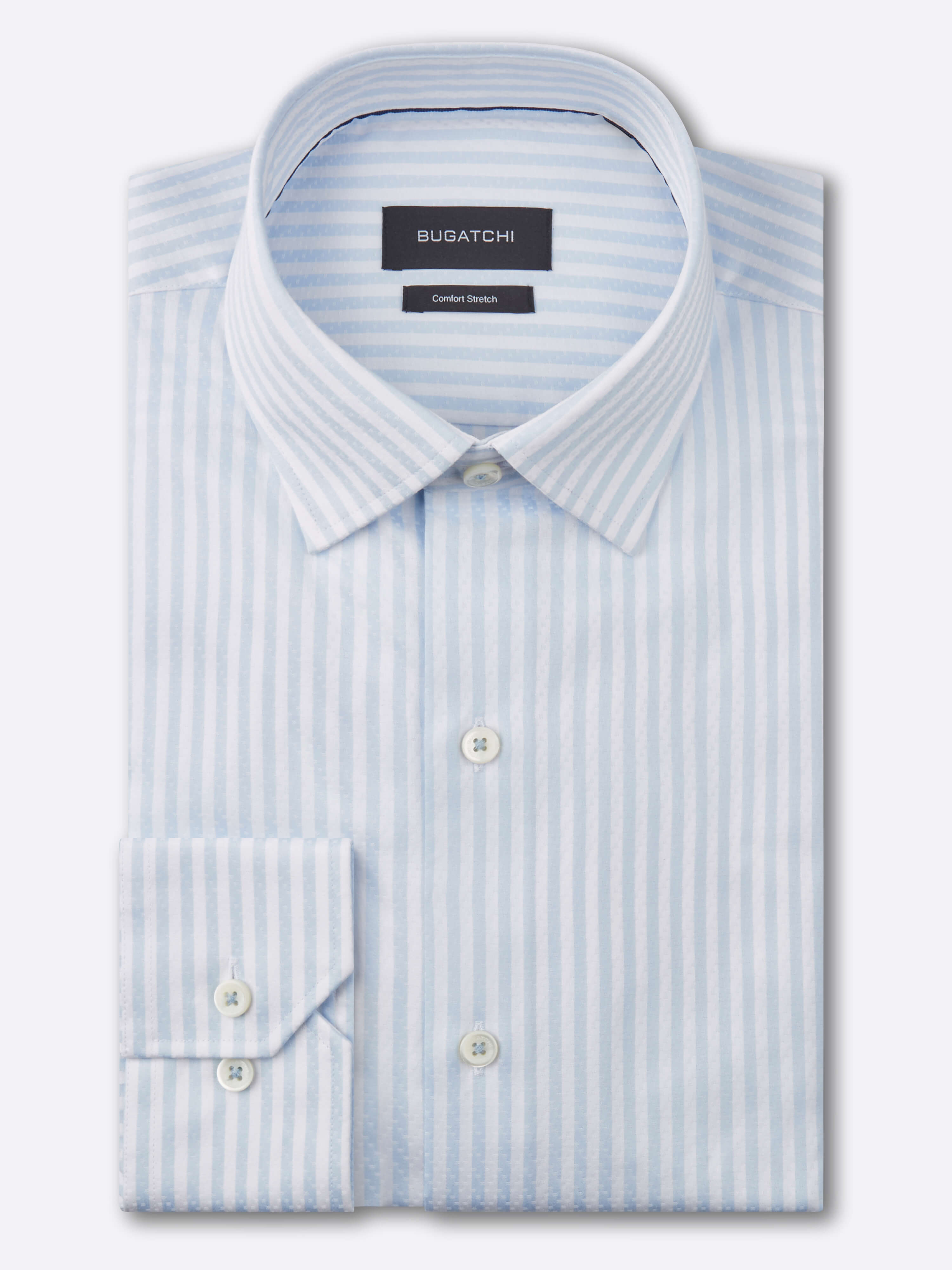 Bugatchi Pinstripe Button good Down Shirt