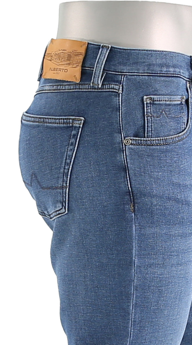 STONE JERSEY DENIM BLUE