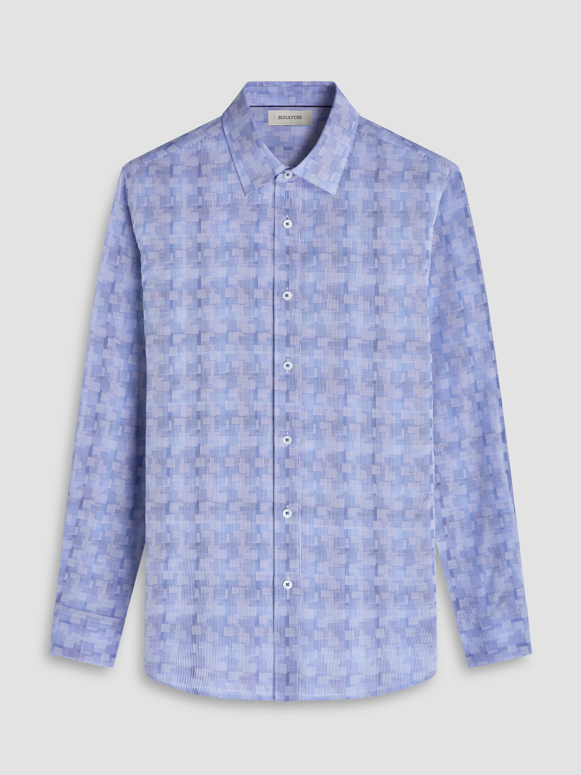 Bugatchi L/S Julian Woven Shaped