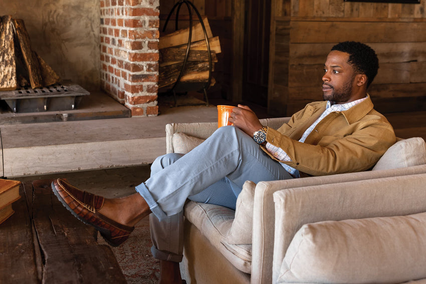 Martin Dingman Bill Penny Loafer, CHESTNUT – view 9