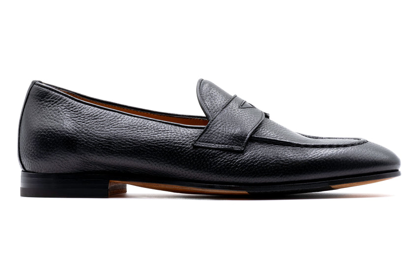 Martin Dingman Bologna Penny Loafer, BLACK – view 5