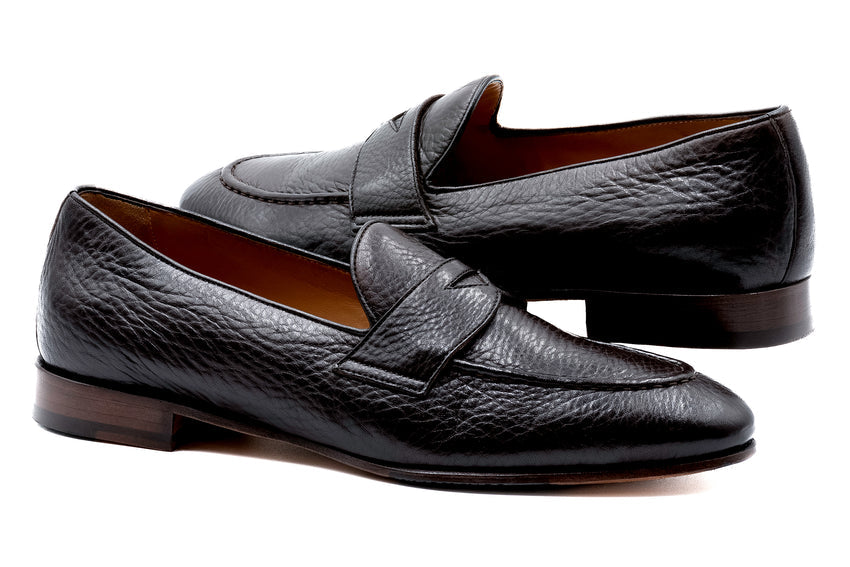 Martin Dingman Bologna Penny Loafer, WALNUT – view 3