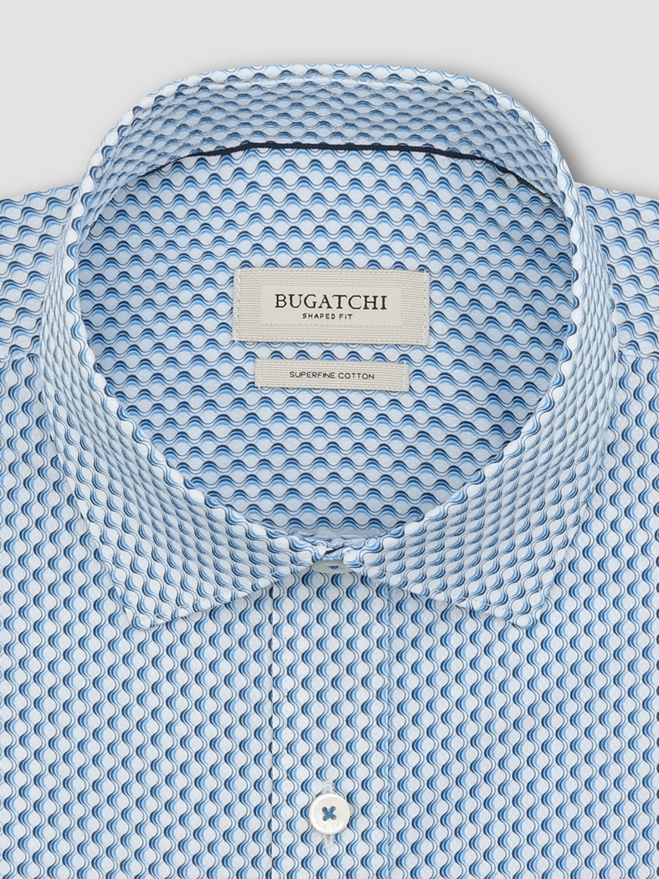 Bugatchi L/S Axel Shirt, Classic Blue