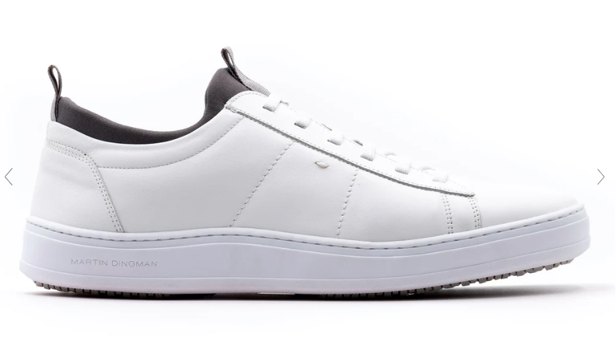 Cameron Sheep Skin Sneakers White