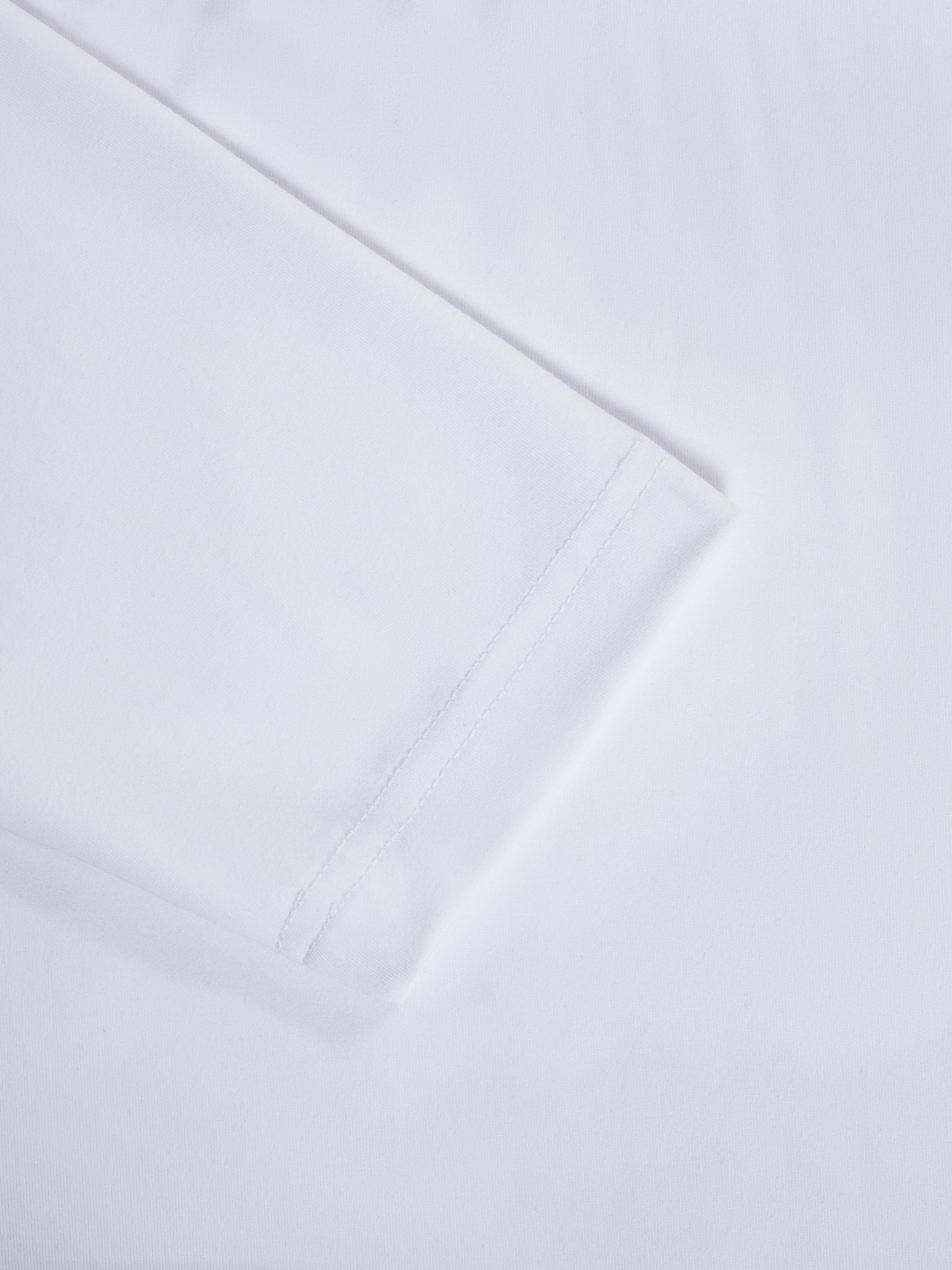 Bugatchi L/S Quarter Zip, White