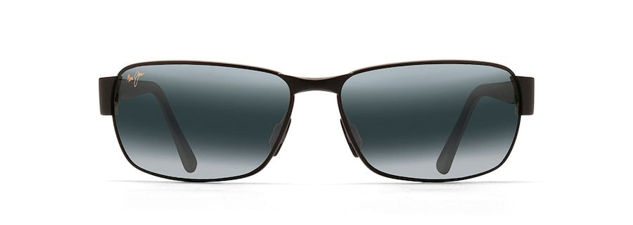 Black Coral Polarized Rectangular Sunglasses