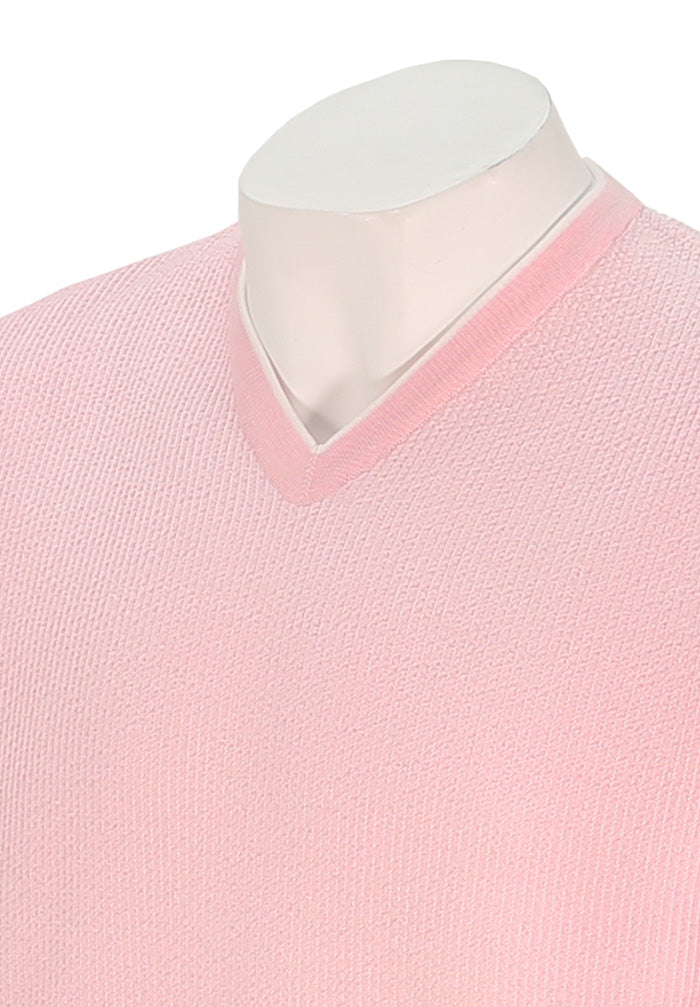 St. Croix Seersucker V-Neck