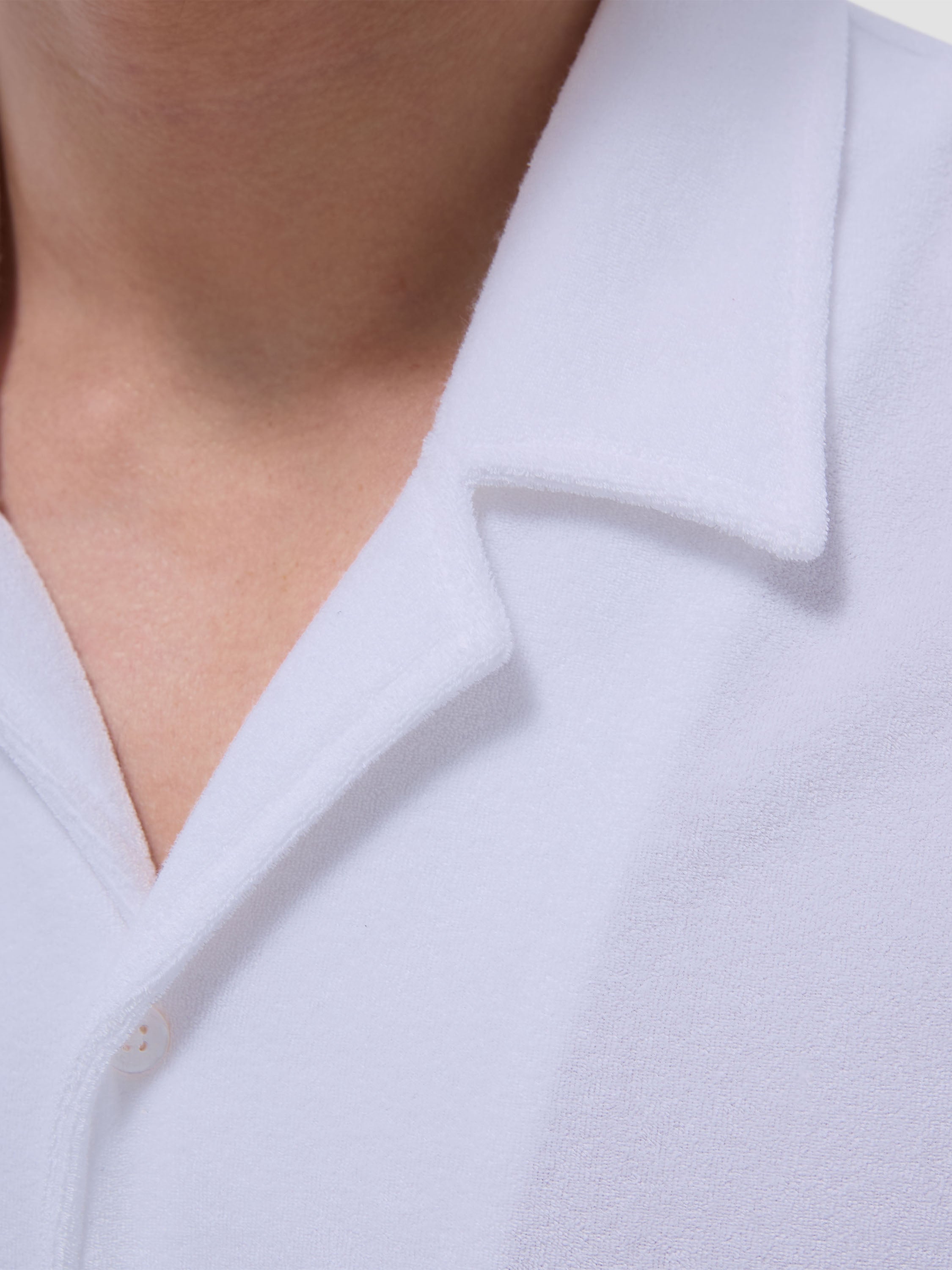 Bugatchi S/S Shirt, White