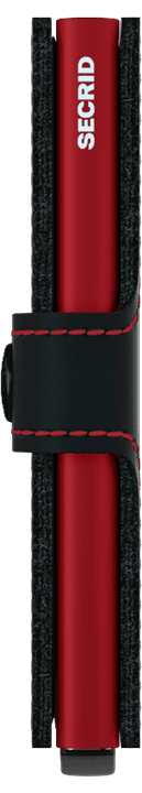 Miniwallet | Matte Black & Red