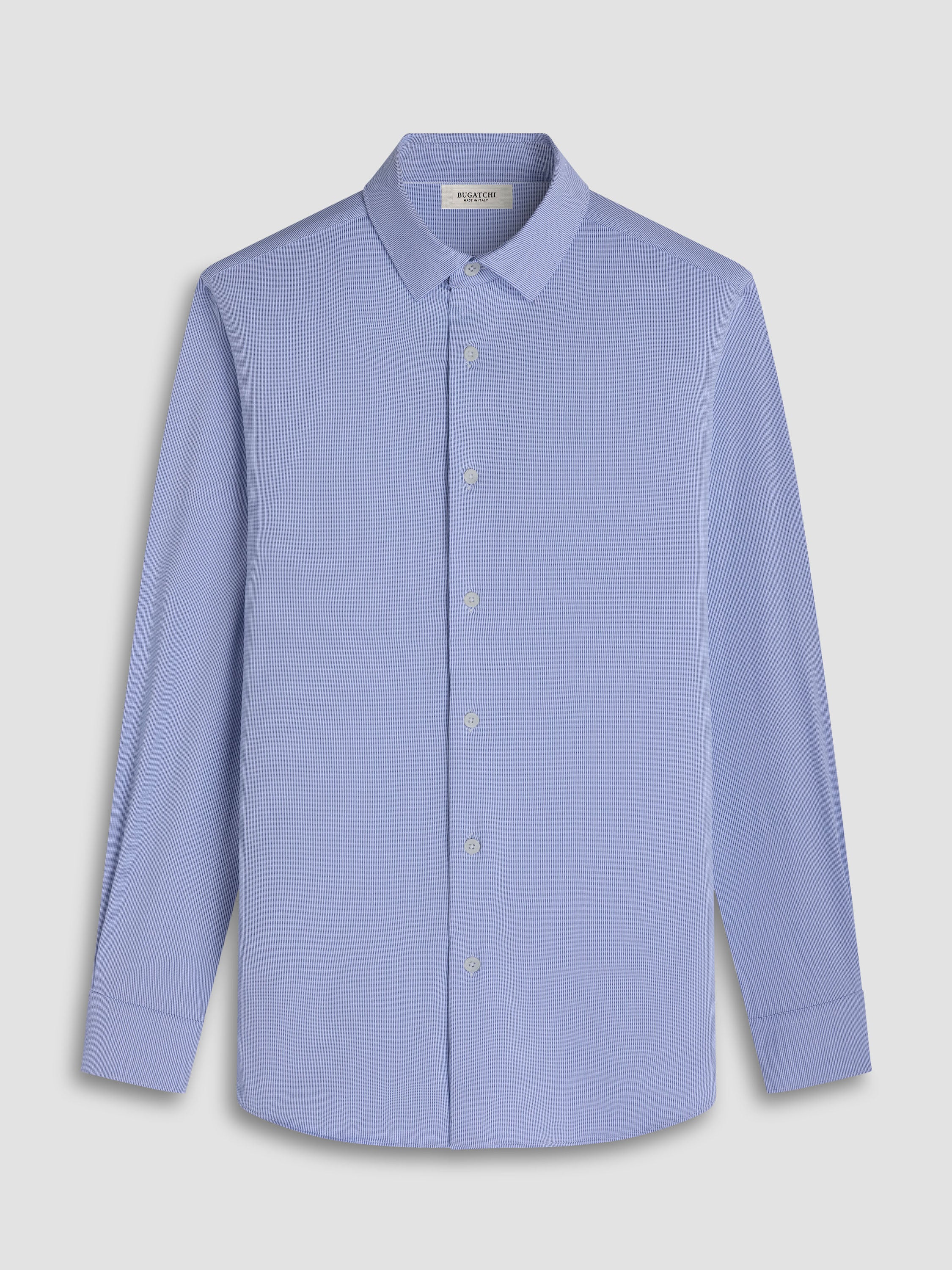 Bugatchi L/S Julian Shirt, Classic Blue