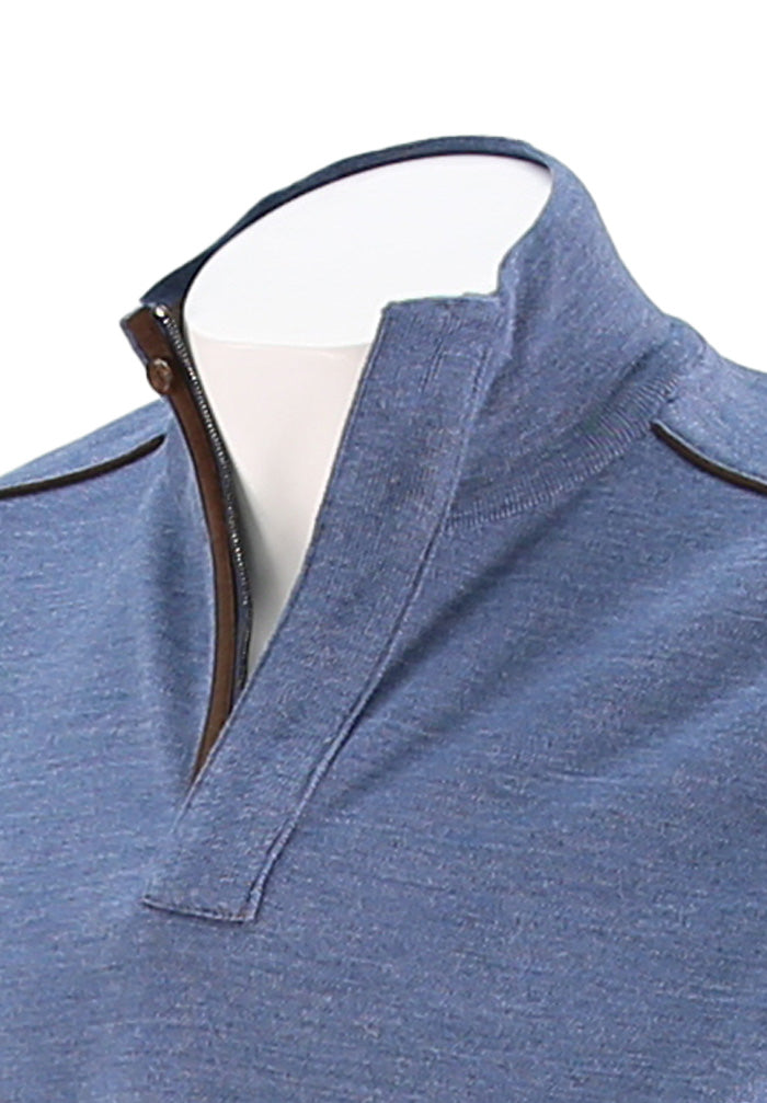 Paul & Shark Merino Half Zip Sweater