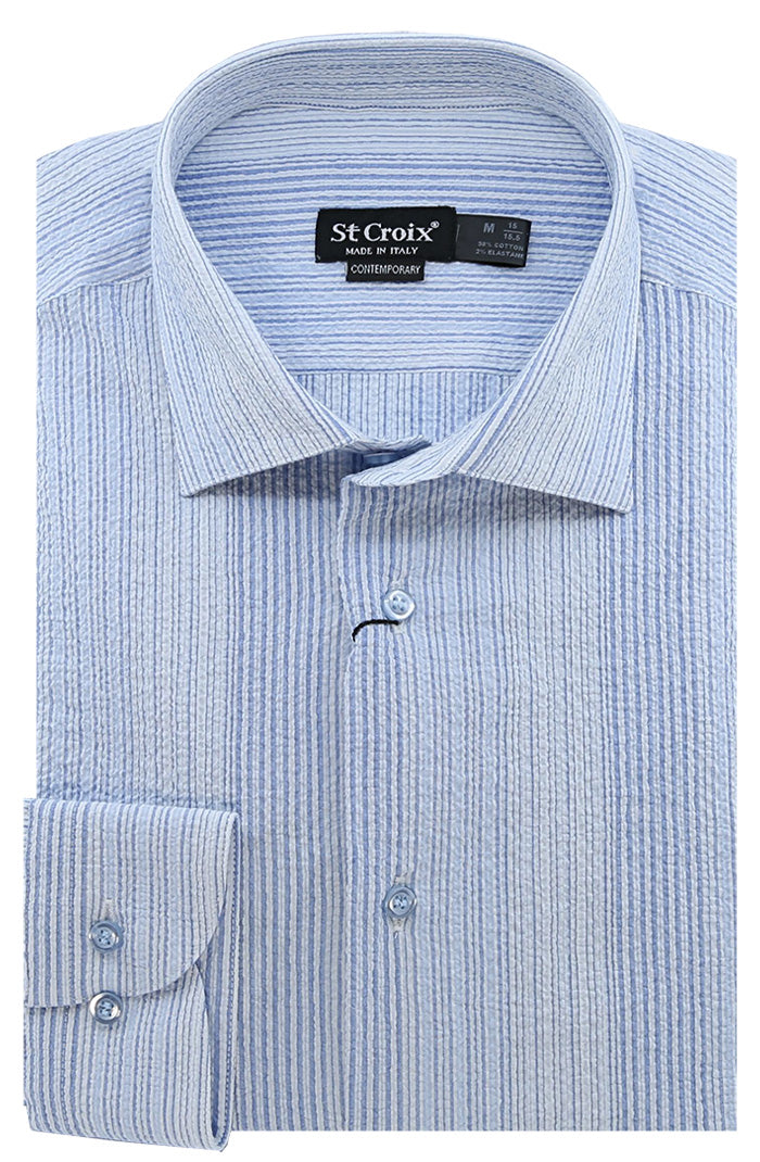 St. Croix L/S Seersucker Shirt