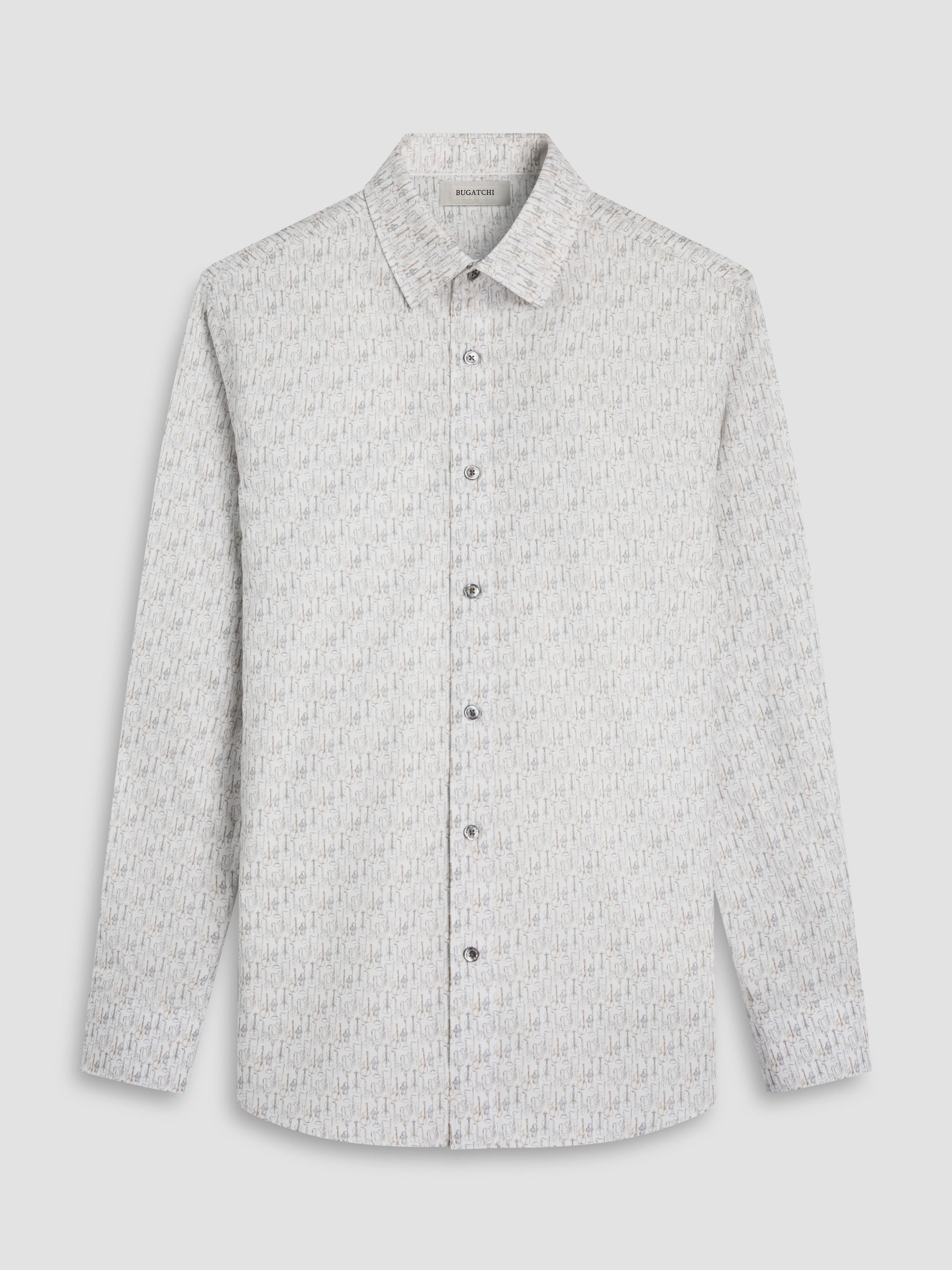 Bugatchi L/S Julian Woven Shaped