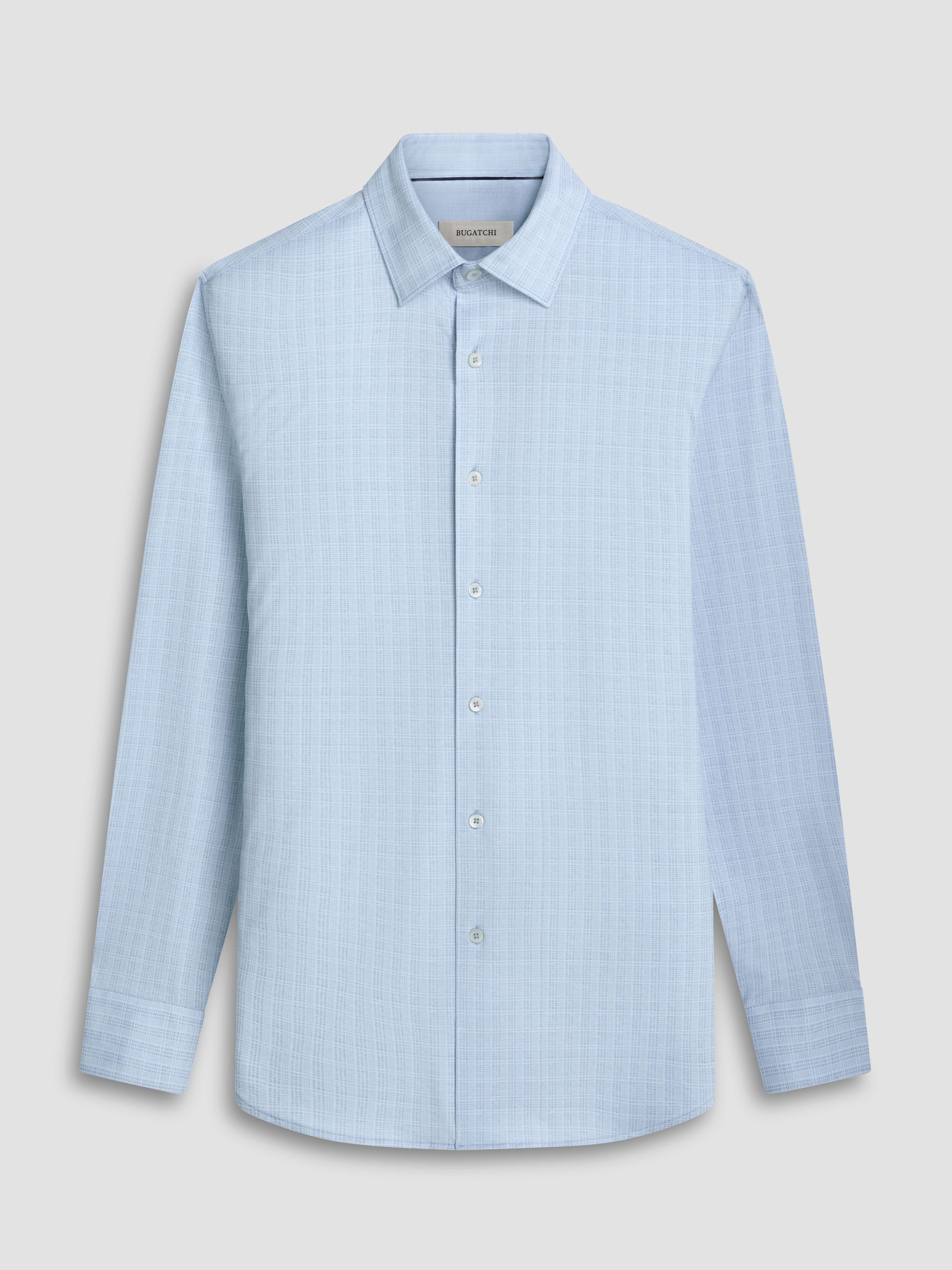 Jimmy Double Sided Plaid/Herringbone OoohCotton Shirt