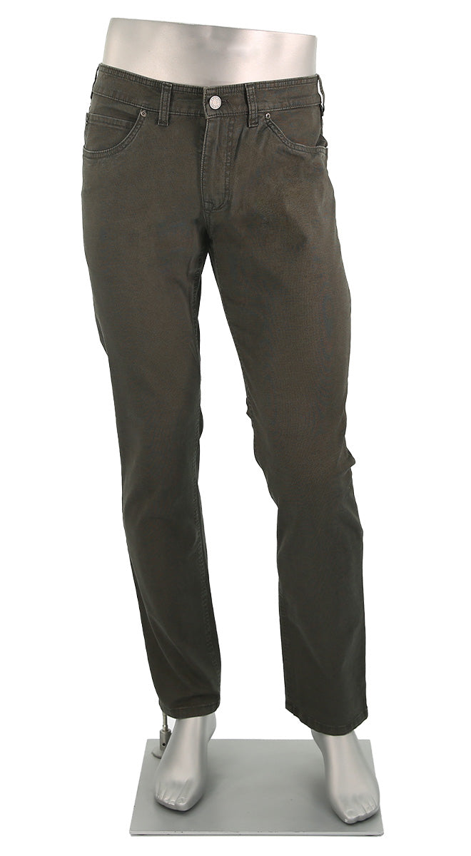 Gardeur Pants From The Bill collection - Men's Pants In Color Moss