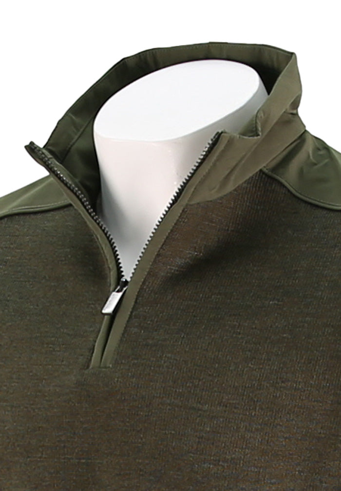 Typhoon Re4x4 Soft Cool Touch wool half zip sweater