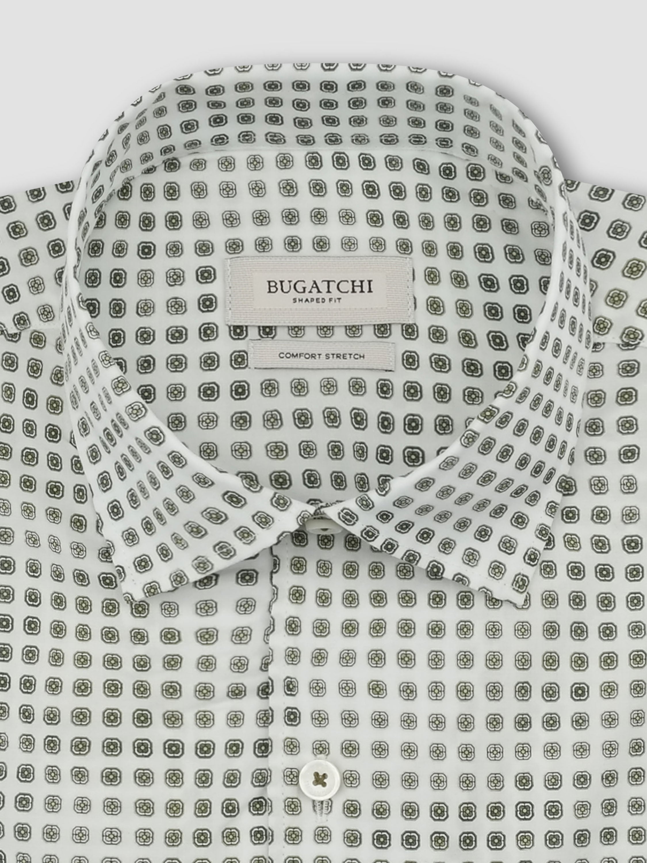Bugatchi L/S Alvin Shirt, Khaki