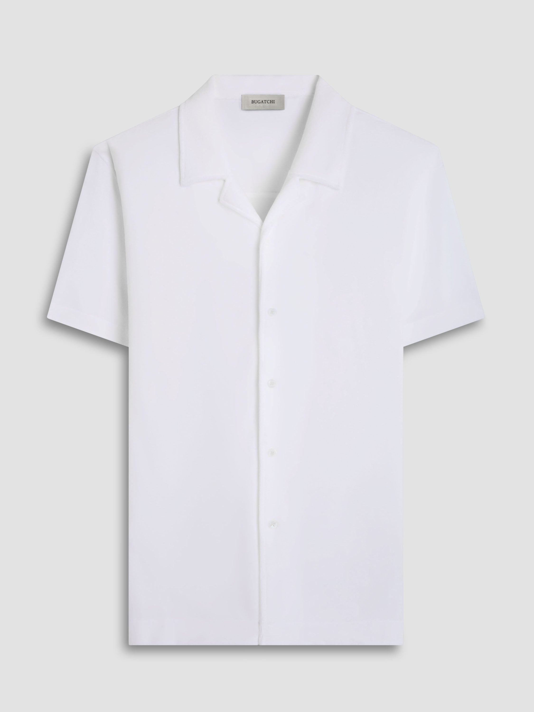 Bugatchi S/S Shirt, White