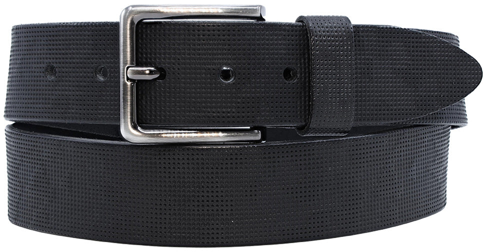 Alberto Marcus Leather Belt | Black