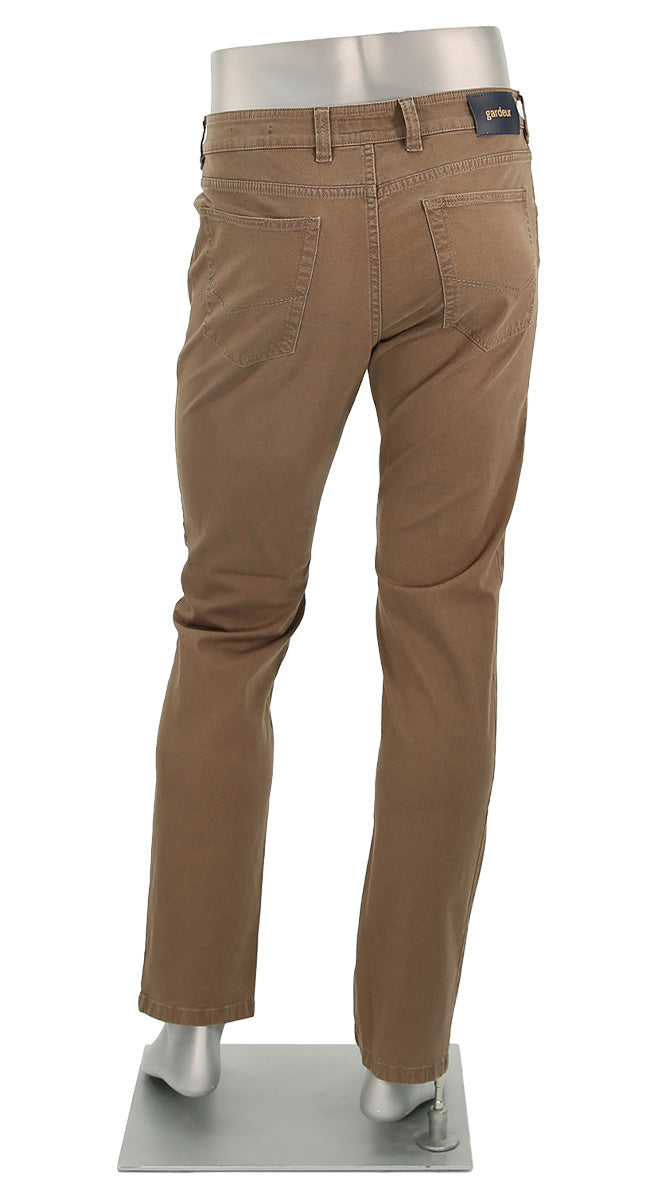 Gardeur Pants - Bill collection - Men's Pants in Color Camel - Back View