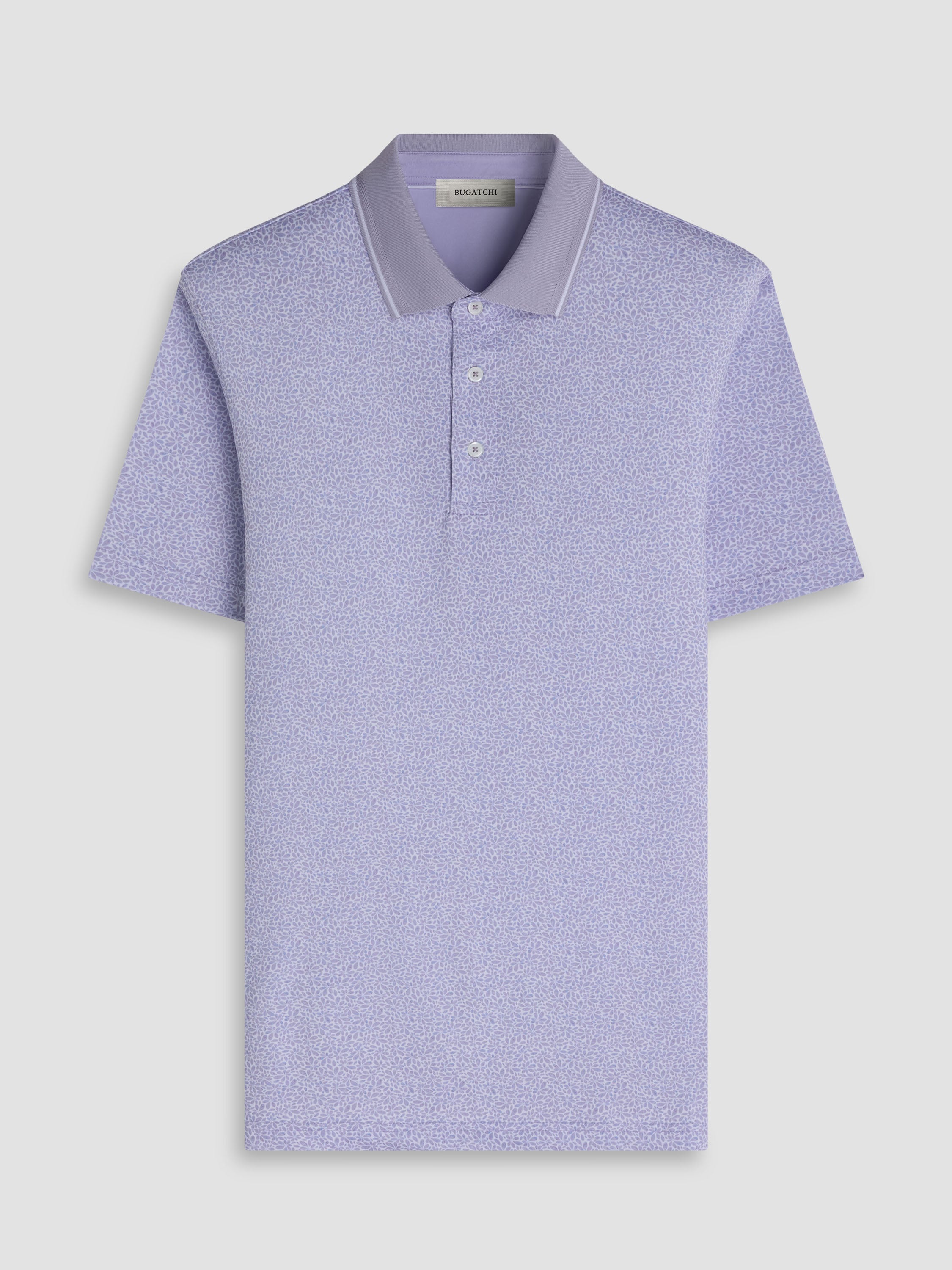 Bugatchi S/S Performance Polo, Lavender