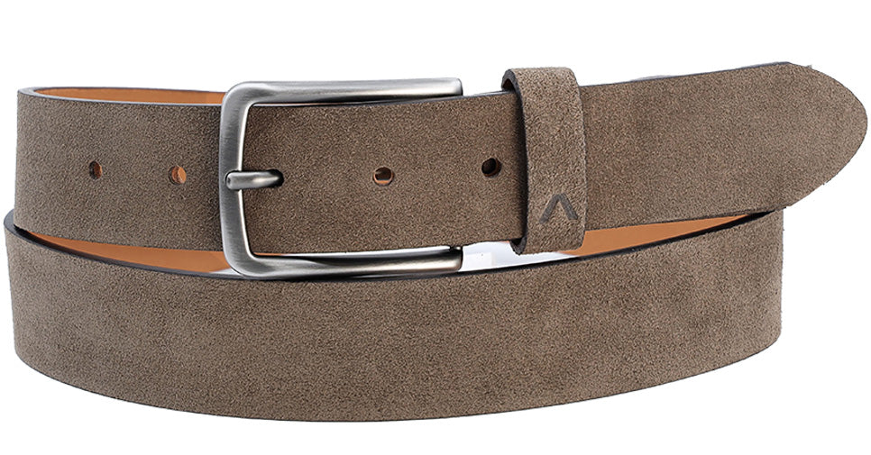 Alberto Harrison Suede Belt | Taupe