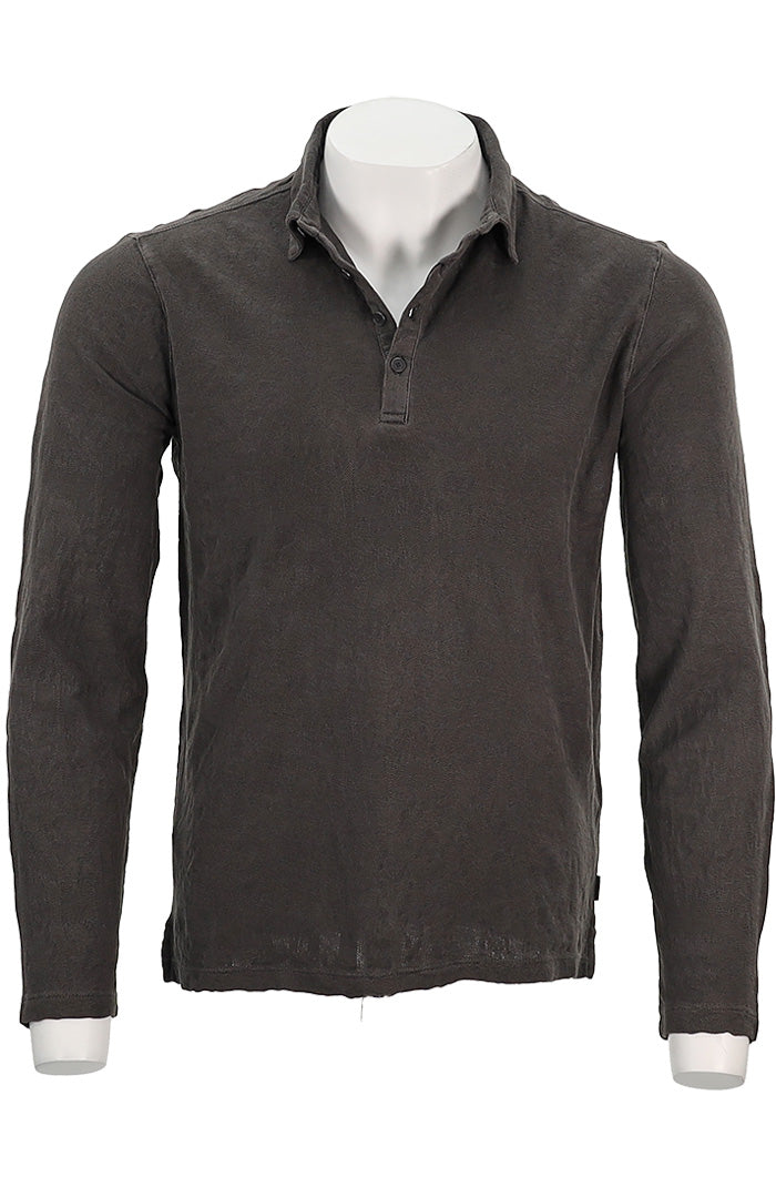 John Varvatos Adam Long Sleeve Polo