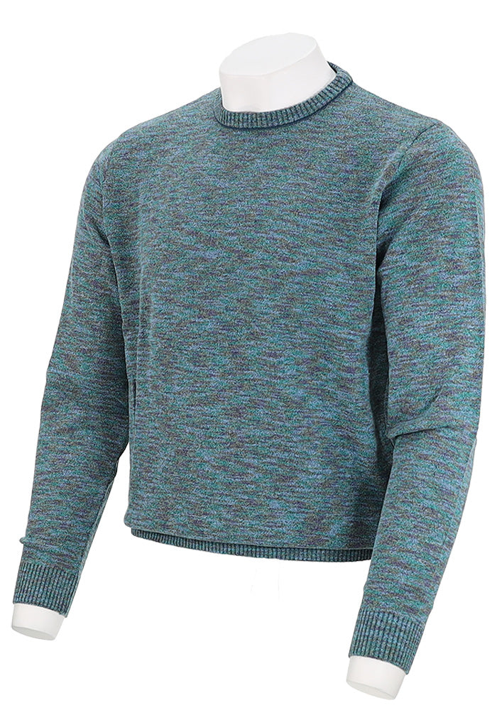 St. Croix Crew Neck Melange Blue