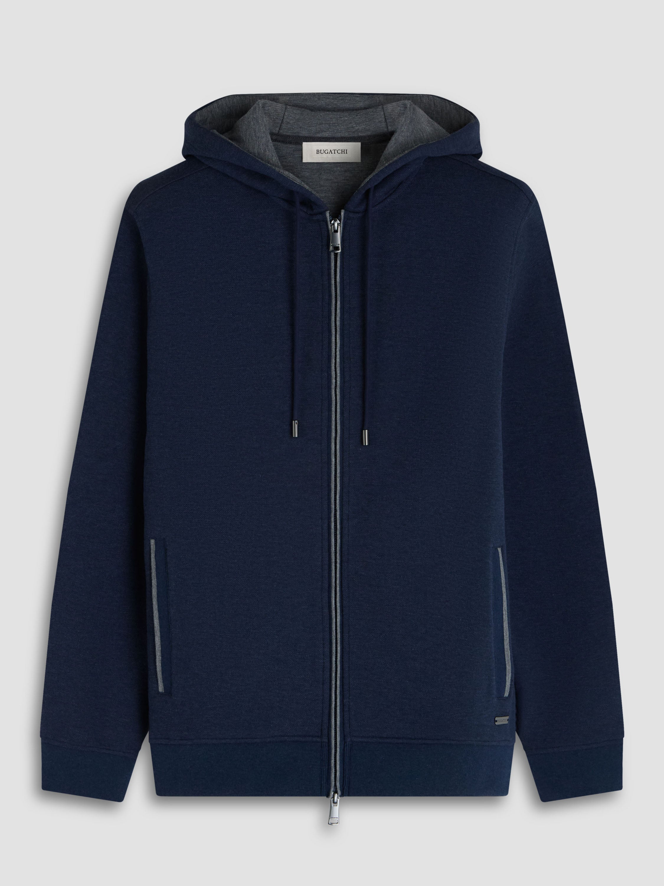Bugatchi L/S Full Zip Hoodie
