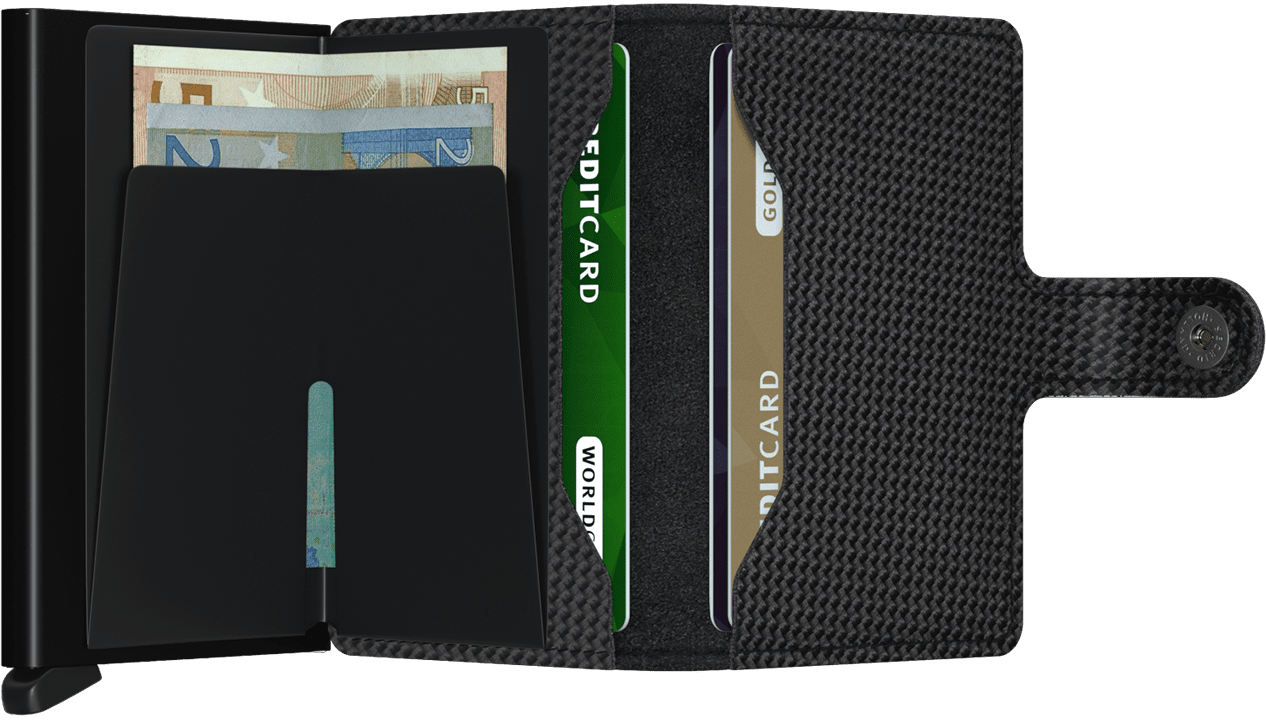 Miniwallet Carbon | Black