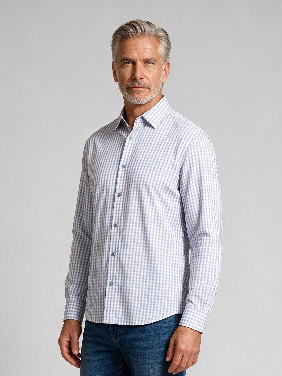 Bugatchi Ooohcotton L/S James Shirt, Orchid, detail | Mondo Uomo Naples FL