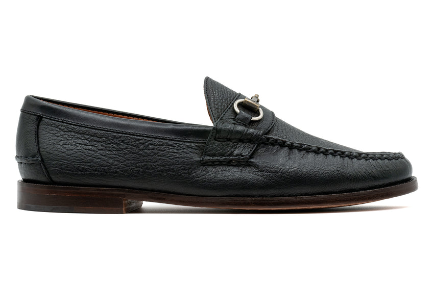 Martin Dingman Jacob Horse Bit Loafer, BLACK – view 5