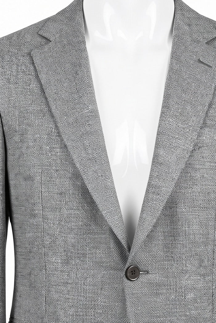 Jack Victor Conway Textured Wool Sport Coat, Grey – view 3