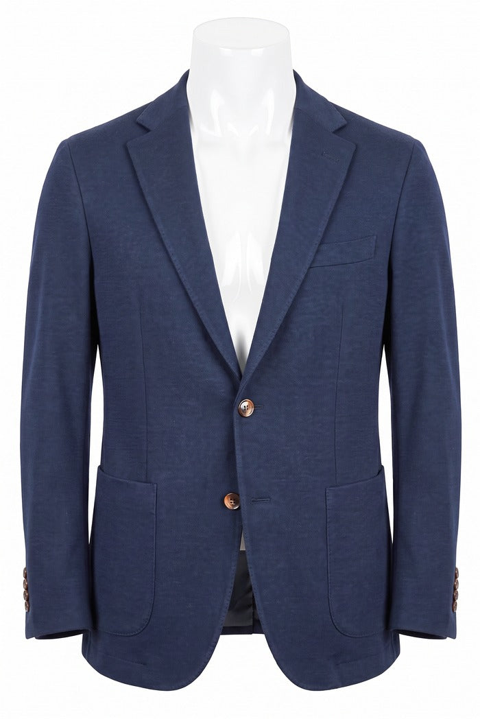 Jack Victor Hartford Knit Wool Sport Coat, Navy | Mondo Uomo Naples FL