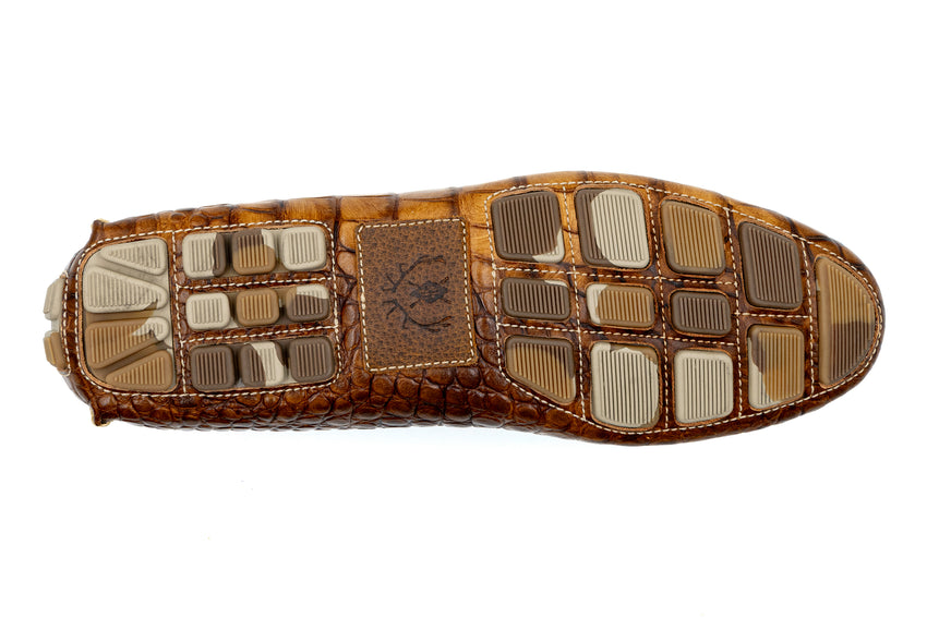 Martin Dingman Monte Carlo Penny Loafer, HONEY – view 7