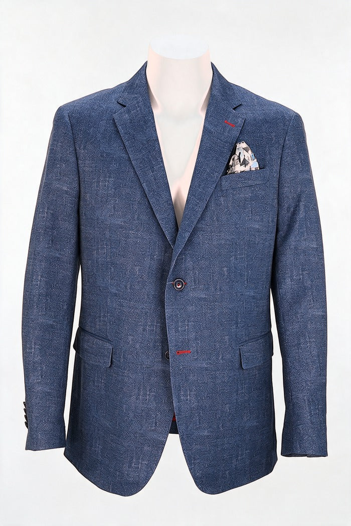 7 Downie Sports Coat Blue | Mondo Uomo Naples FL