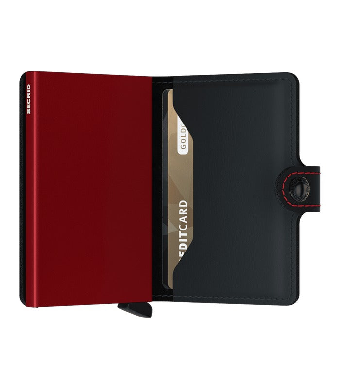 Secrid Miniwallet | Matte Black & Red – view 2